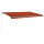 vidaXL Gelenkarmmarkise Einziehbar 500x350 cm Orange und Braun