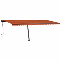 vidaXL Gelenkarmmarkise Einziehbar mit LED 600x350 cm...