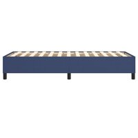 vidaXL Boxspringbett Blau 80x200 cm Stoff