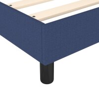 vidaXL Boxspringbett Blau 80x200 cm Stoff