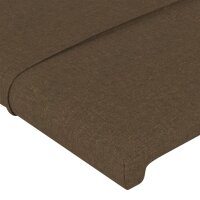 vidaXL Kopfteil Dunkelbraun 100x5x78/88 cm Stoff