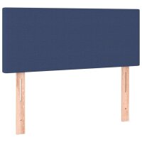 vidaXL Kopfteil Blau 100x5x78/88 cm Stoff