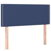 vidaXL Kopfteil Blau 90x5x78/88 cm Stoff