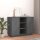 vidaXL Sideboard Grau 100x40x75 cm Massivholz Kiefer