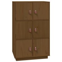 vidaXL Highboard Honigbraun 67x40x108,5 cm Massivholz Kiefer