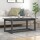 vidaXL Couchtisch Grau 110x55x45 cm Massivholz Kiefer