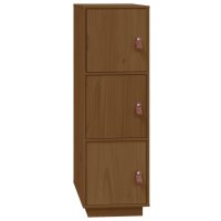 vidaXL Highboard Honigbraun 34x40x108,5 cm Massivholz Kiefer