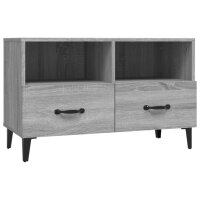 vidaXL TV-Schrank Grau Sonoma 80x36x50 cm Holzwerkstoff