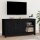 vidaXL TV-Schrank Schwarz 103x36,5x52 cm Massivholz Kiefer