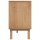 vidaXL Sideboard OTTA Braun&amp;Grau 114x43x73,5 cm Massivholz Kiefer