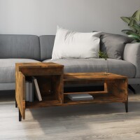 vidaXL Couchtisch R&auml;uchereiche 100x50x45 cm Holzwerkstoff