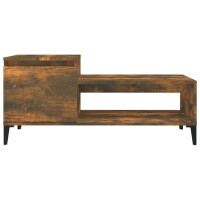 vidaXL Couchtisch R&auml;uchereiche 100x50x45 cm Holzwerkstoff