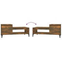 vidaXL Couchtisch R&auml;uchereiche 100x50x45 cm Holzwerkstoff