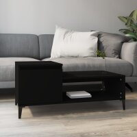 vidaXL Couchtisch Schwarz 100x50x45 cm Holzwerkstoff