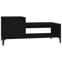 vidaXL Couchtisch Schwarz 100x50x45 cm Holzwerkstoff