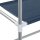 vidaXL Toilettenregal 2 Ablagen Blau 56x30x170 cm Eisen