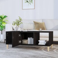 vidaXL Couchtisch Schwarz 102x50x40 cm Holzwerkstoff