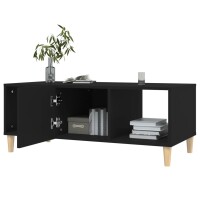 vidaXL Couchtisch Schwarz 102x50x40 cm Holzwerkstoff