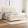 vidaXL Boxspringbett mit Matratze Creme 180x200 cm Stoff