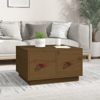 vidaXL Couchtisch Honigbraun 60x53x35 cm Massivholz Kiefer