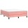 vidaXL Boxspringbett Rosa 140x190 cm Samt