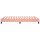 vidaXL Boxspringbett Rosa 140x190 cm Samt