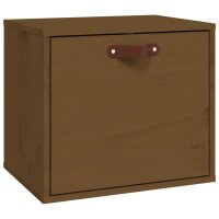vidaXL Wandschrank Honigbraun 40x30x35 cm Massivholz Kiefer