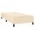 vidaXL Boxspringbett mit Matratze Creme 100x200 cm Stoff