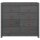 vidaXL Beistellschrank Grau 100x40x90 cm Massivholz Kiefer