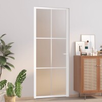 vidaXL Innentür 83x201,5 cm Weiß Mattglas und...