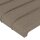 vidaXL Bettgestell mit Kopfteil Taupe 140x200 cm Stoff