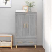 vidaXL Highboard Grau Sonoma 70x31x115 cm Holzwerkstoff