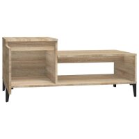 vidaXL Couchtisch Sonoma-Eiche 100x50x45 cm Holzwerkstoff