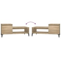 vidaXL Couchtisch Sonoma-Eiche 100x50x45 cm Holzwerkstoff