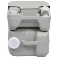 vidaXL Tragbare Campingtoilette mit Waschbecken und Wasserbeh&auml;lter