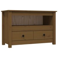 vidaXL TV-Schrank Honigbraun 79x35x52 cm Massivholz Kiefer