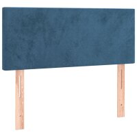 vidaXL Kopfteil Dunkelblau 100x5x78/88 cm Samt