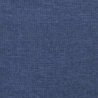 vidaXL Kopfteil mit Ohren Blau 83x23x118/128 cm Stoff