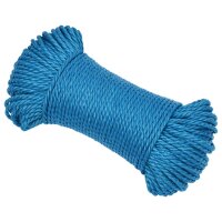 vidaXL Arbeitsseil Blau 6 mm 100 m Polypropylen