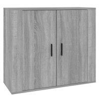 vidaXL Sideboard Grau Sonoma 80x33x70 cm Holzwerkstoff