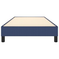 WOWONA Boxspringbett Blau 90x190 cm Stoff