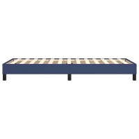 WOWONA Boxspringbett Blau 90x190 cm Stoff