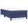 WOWONA Boxspringbett Blau 90x190 cm Stoff