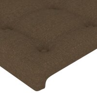 vidaXL Kopfteil Dunkelbraun 80x5x78/88 cm Stoff