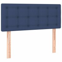 vidaXL Kopfteil Blau 90x5x78/88 cm Stoff