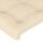 vidaXL Kopfteil Creme 90x5x78/88 cm Stoff