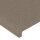 vidaXL Kopfteile 2 Stk. Taupe 80x5x78/88 cm Stoff