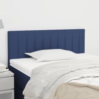 vidaXL Kopfteil Blau 90x5x78/88 cm Stoff