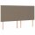 vidaXL Kopfteile 4 Stk. Taupe 80x5x78/88 cm Stoff
