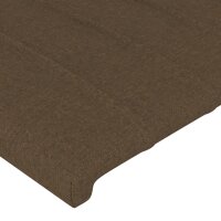 vidaXL Kopfteil Dunkelbraun 80x5x78/88 cm Stoff